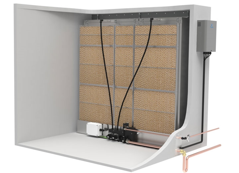 コンデアMCインダクト気化式加湿器と冷却器