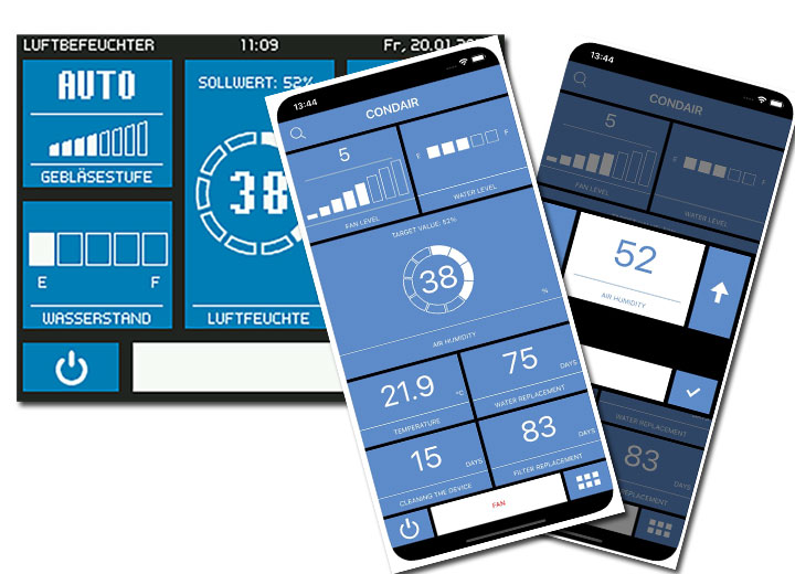 Purehum touchscreen display
